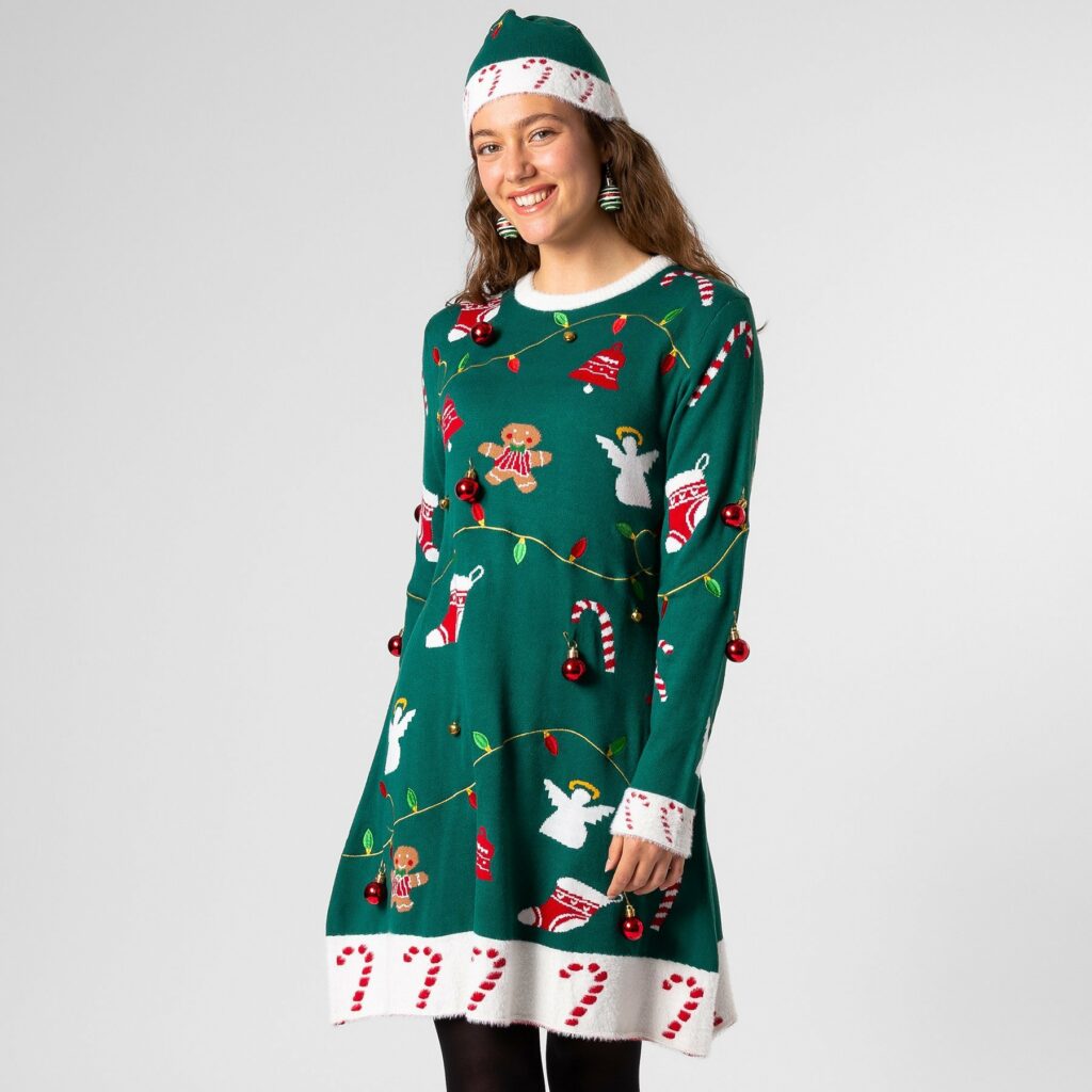 Dames kerstjurkje rood fluweel | Fun en Feest